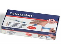 (REF 83489) Detectaplast detect. textielpleister elastisch blauw 180x20mm 50 stuks