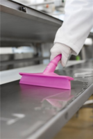 Vikan Ultra Hygi&euml;nische handtrekker Roze met Mini Handvat 245 mm
