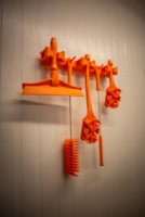 Vikan Ultra Hygi&euml;nische handtrekker Oranje met Mini Handvat 245 mm