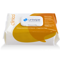 Uniwipe klinische desinfectiedoekjes, 100 stuks in verpakking