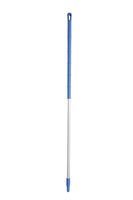 Alumunium/Ergonomische Blauw Hygi&euml;nische steel met schroefdraad.