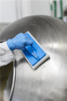 Vikan Handmodel Padhouder Blauw &ndash; Voor Grondige Reiniging van Wanden, Werkbladen en Apparatuur
