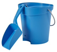 Vikan Hygi&euml;ne Handschep Blauw &ndash; 0,5 Liter