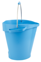 Vikan Emmer 20L Blauw &ndash; Hygi&euml;nische Kunststof Emmer met Tuit, Maatverdeling &amp; RVS handvat