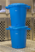 Vikan Blauw Deksel voor 20L Hygi&euml;ne Emmer