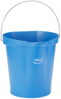 Vikan Emmer 12L Blauw &ndash; Metaaldetecteerbaar, Hygi&euml;nisch en Gebruiksvriendelijk