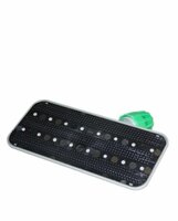 Scrubber handpadhouder met steelverbinding 23,5x10cm, grijs