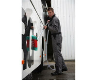 Vikan  transport Hoekborstel 28cm Waterdoorvoer