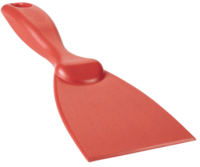 Vikan Metaaldetecteerbare Handschraper 7,5cm Rood &ndash; Smal &amp; Ergonomisch | Voor Hardnekkig Vuil