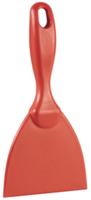 Vikan Metaaldetecteerbare Handschraper 10,2 cm Rood &ndash; Breed &amp; Ergonomisch | Voor Hardnekkig Vuil
