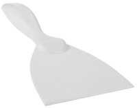 Vikan Metaaldetecteerbare Handschraper 10,2 cm Wit &ndash; Breed &amp; Ergonomisch | Voor Hardnekkig Vuil