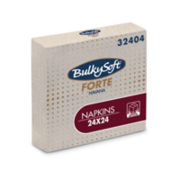 Bulkysoft 2-Laags Havana Servetten 24 x 24 cm, 1/4 Vouw, Doos van 2000 Stuks