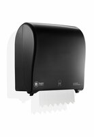 Black Satino handdoekrol dispenser zwart
