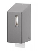 SanTRAL Toiletrolhouder 2rols RVS