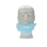 Baardkapjes met elastiek blauw, ds.100 stuks
