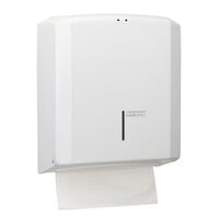 Medeclinics handdoekpapier dispenser wit gecoat