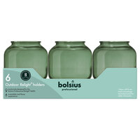 Bolsius Relight houder 'Sphere' doos 6 Olijfgroen
