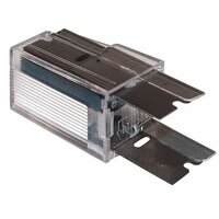 Unger Carbonstaal Glasschrapermessen 4 cm &ndash; 10 messen in houder