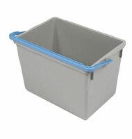 Numatic Grijze emmer 10 liter met blauwe hendel t.b.v. EM 