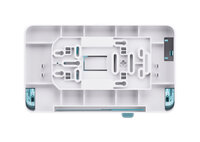 Satino Hyginity Dispenser dubbele rol toiletpapier Wit MT1