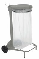 Vuilnisbak-collecroule-lichtgrijs 110L
