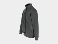 Herock OTAR Sweater met Kraag Donker Heather Grijs