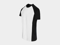Herock TORI Tweekleurig T-shirt met korte mouwen Wit/Zwart