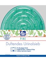 Becher Urinoirmatje met Dennengeur - Flexibel Urinoirzeefje met Noppen - 1 Stuk