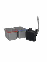 Numatic SRK 16 mopkit pers en 2x17 liter emmer t.b.v. EM3-EM5 werkwagens