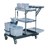 Vileda Origo 100 FX Werkwagen met UltraSpeed Mopsysteem