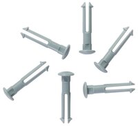 Vikan 6 x Pin Reserveonderdeel Voor De 1011 en 1013 Grijs