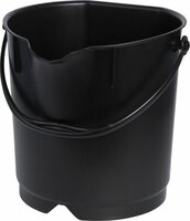 Orange Brush Emmer 9 Liter met Maatverdeling Zwart