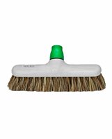 Schrobber kunststof met union vezel grijs/groen - 26cm