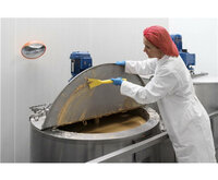 Vikan 29346 Mini Steel 160mm Geel voor Detailreiniging en HACCP-gebruik
