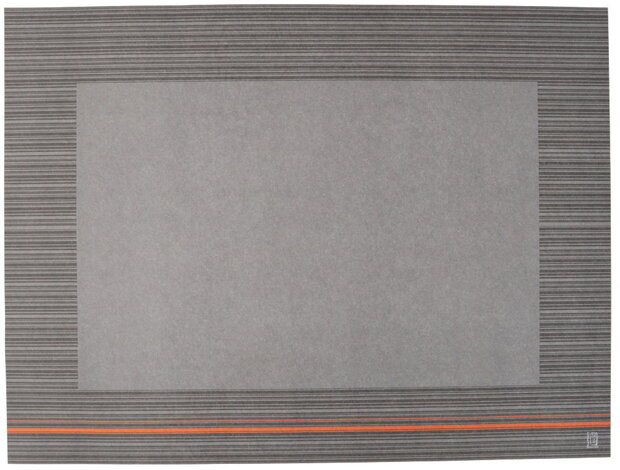 Placemat LIMA Black Orange 4x250st.