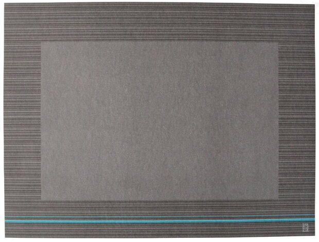 Placemat LIMA Black TURQUOISE 4x250st.