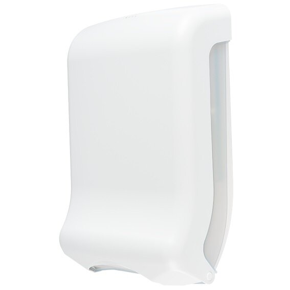 Edge Maxi dispenser voor gevouwen handdoek Wit, 475x298x159mm