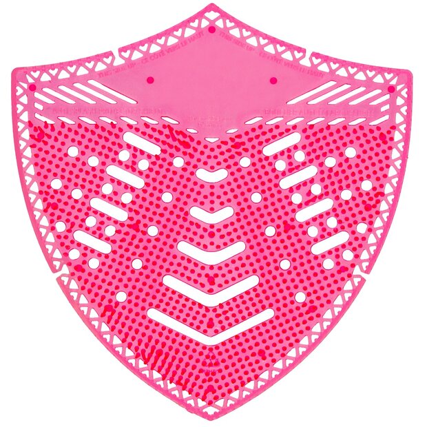 SHIELD Urinoirmatjes screen Cucumber Melon- pink, pak 10 stuks