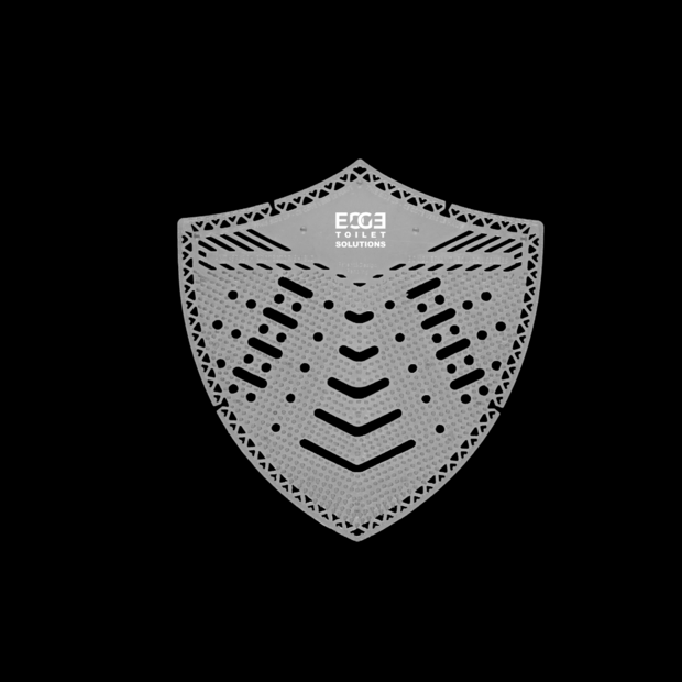 Urinoirmatjes Shield Pacco- dark grey geur ds. 1x10 stuks