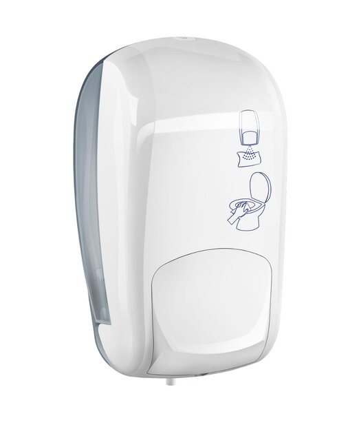Elive line 2, toilet seat cleaner dispenser Wit 1ltr