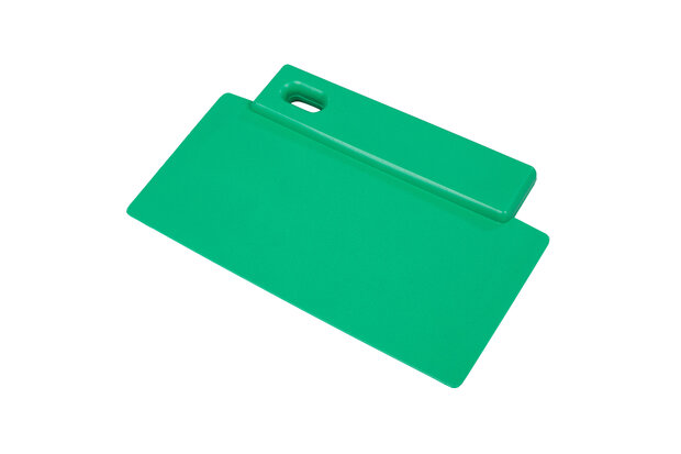 FBK Metal Detectable Schraper (200mm x 125mm)-Groen