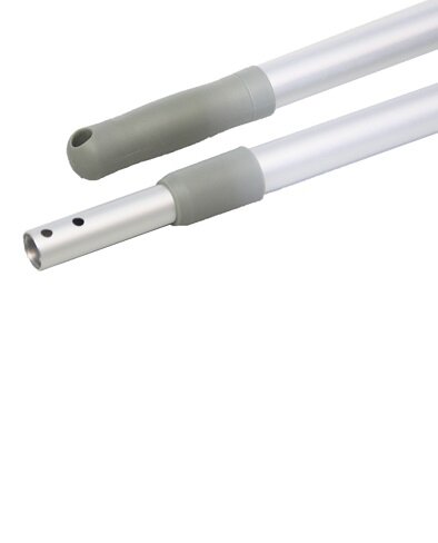 Telescoopsteel aluminium 100-180cm 2 gaten handvat grijs