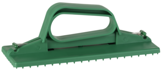 Vikan Handmodel Padhouder Groen &ndash; Voor Grondige Reiniging van Wanden, Werkbladen en Apparatuur