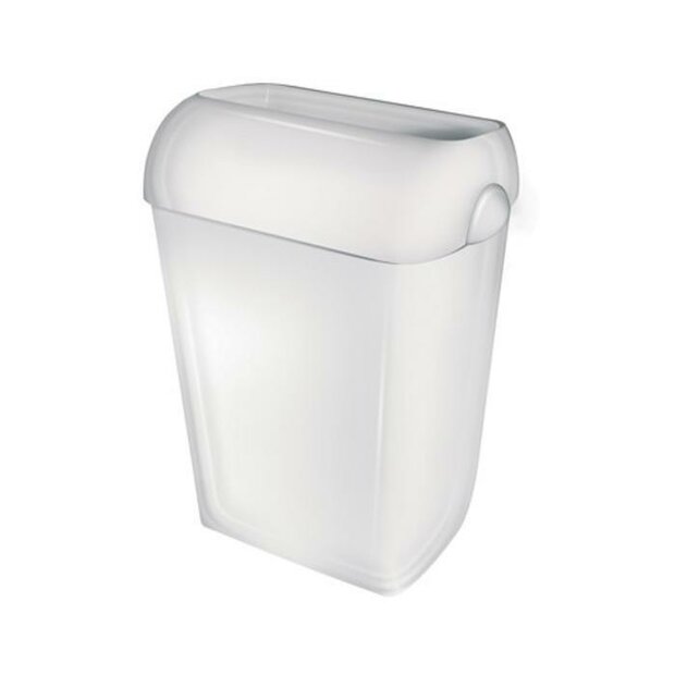 Afvalbak open 23L wit