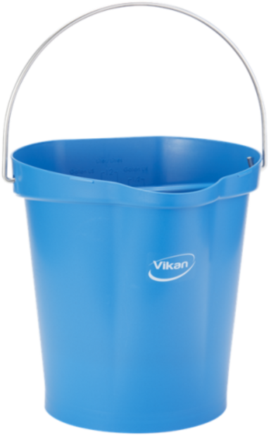 Vikan Emmer 12L Blauw &ndash; Metaaldetecteerbaar, Hygi&euml;nisch en Gebruiksvriendelijk