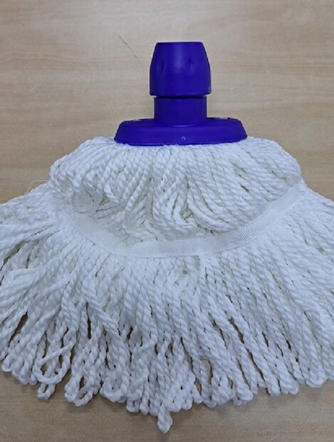 Mini mop Microvezel 200 gram WIT gelust