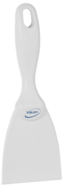 Vikan Metaaldetecteerbare Handschraper 7,5cm Wit &ndash; Smal &amp; Ergonomisch | Voor Hardnekkig Vuil