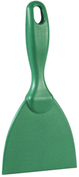 Vikan Metaaldetecteerbare Handschraper 10,2 cm Groen &ndash; Breed &amp; Ergonomisch | Voor Hardnekkig Vuil