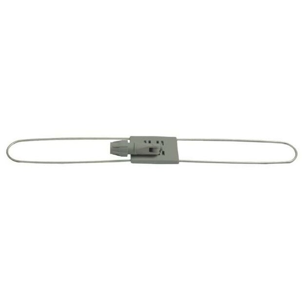 Zwabberhouder 80cm kunststof grijs met steelverbinding