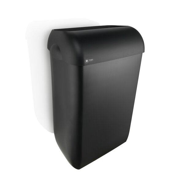 Black Satino Afvalbak 43 liter Zwart